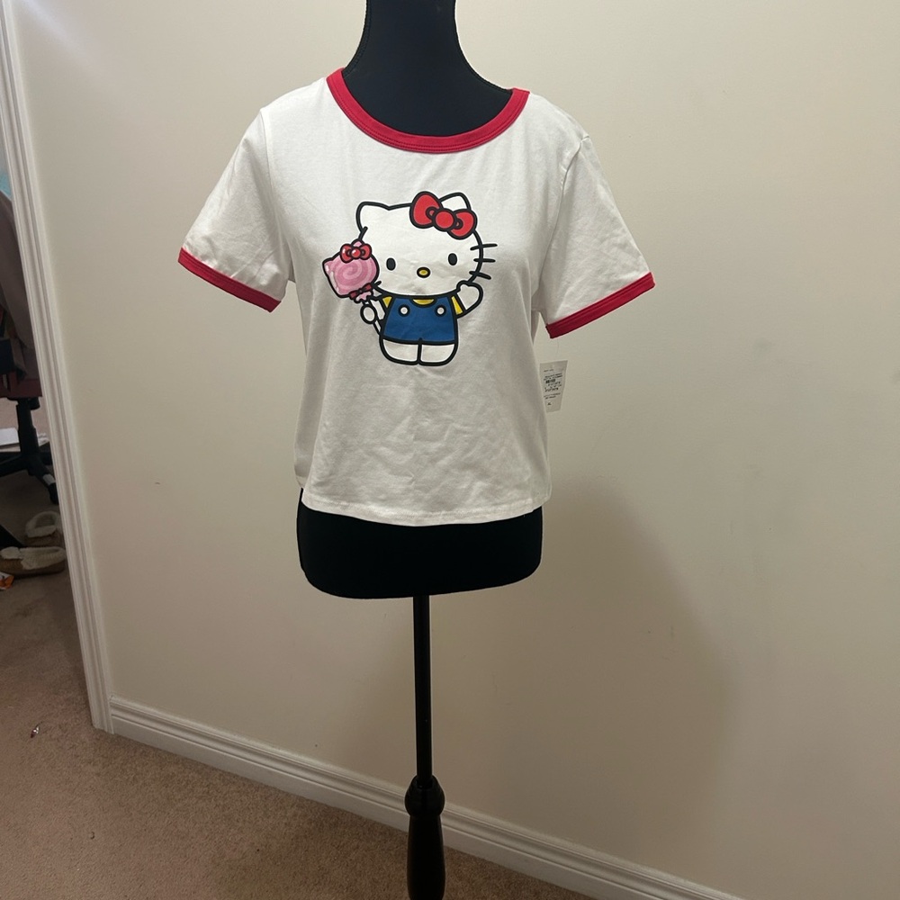 Hello Kitty White and Red T-Shirt